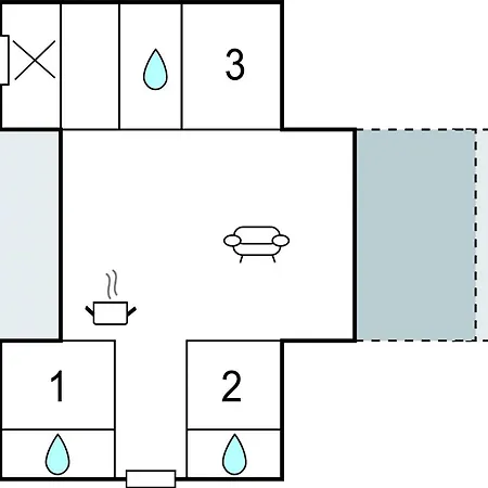 Feriehus Gorgeous In With Kitchen Tarm