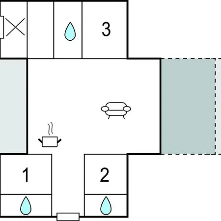 Feriehus Gorgeous In With Kitchen *