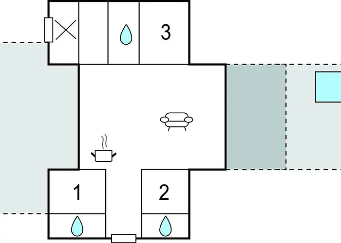 Vakantiehuis Gorgeous In With Kitchen *